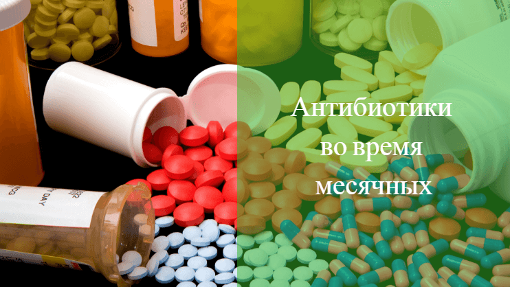 задержка месячных из-за антибиотиков может быть